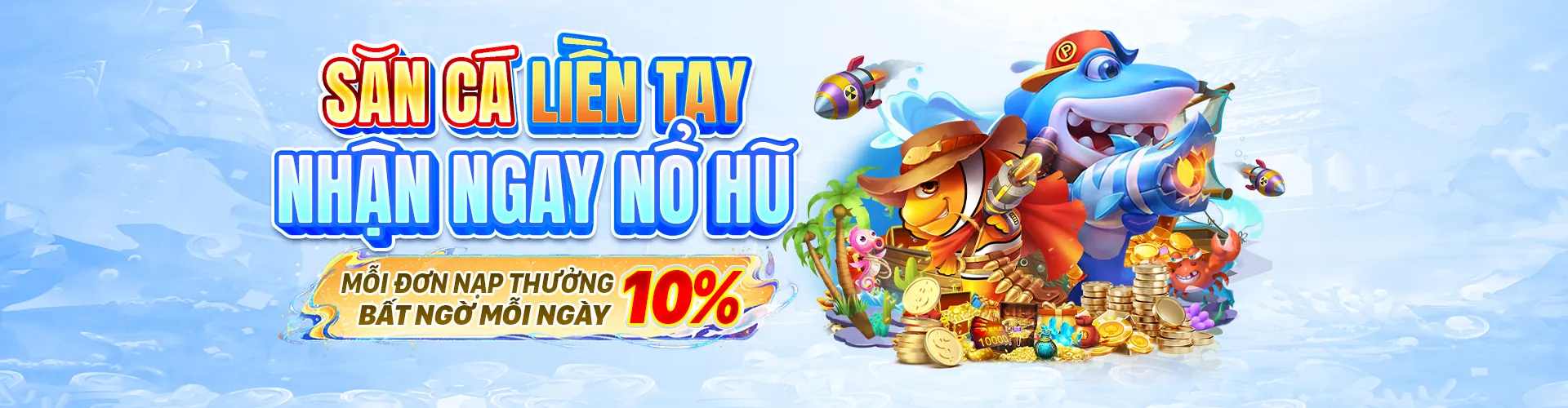 Giao diện game bắn cá sống động trên go88x App